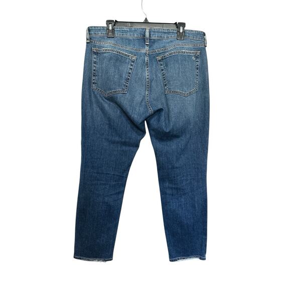 Rag & Bone Dre Low-Rise Slim Boyfriend Ankle Jeans Size 30 - Picture 4 of 10
